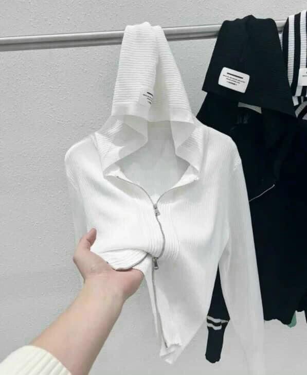 ÁO KHOÁC THUN LEN FORM NGẮN