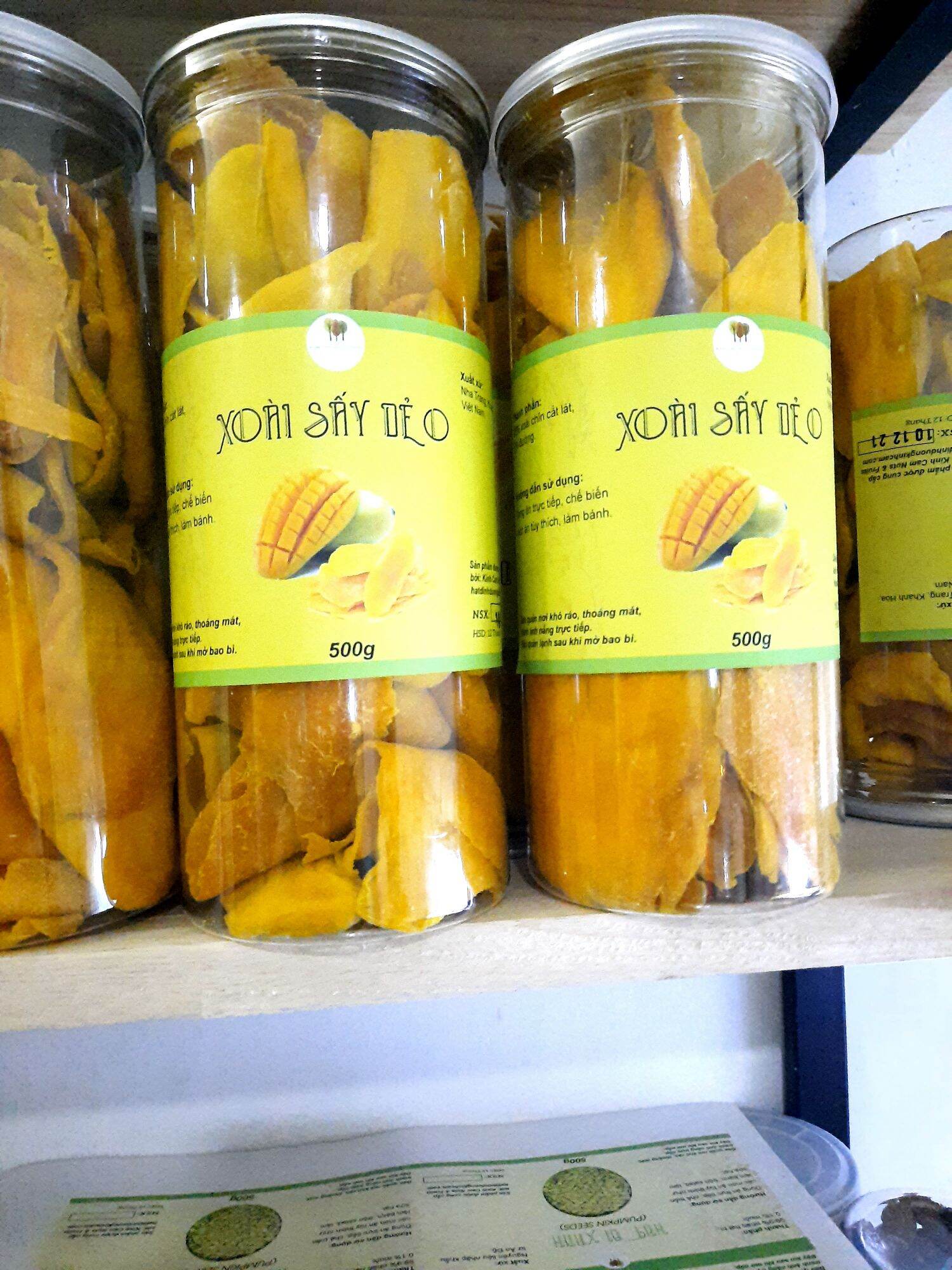 500g xoài sấy dẻo
