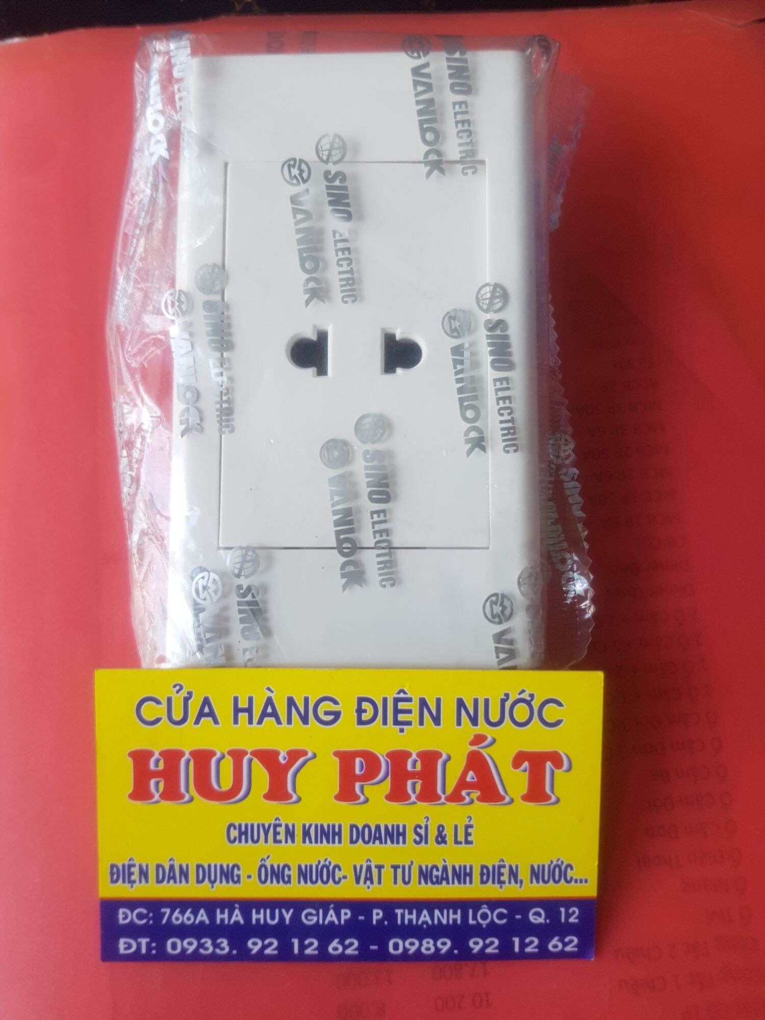 Ổ cắm đơn 2 chấu sino _ s18