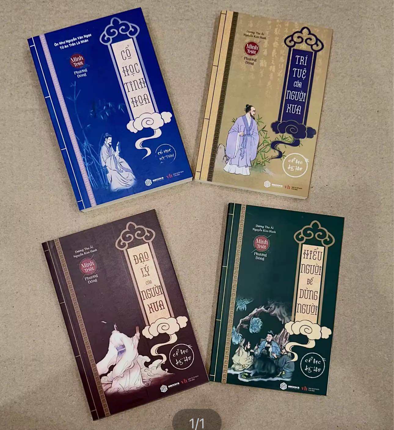 Sách - Combo Trí Tuệ Của Người Xưa + Cổ Học Tinh Hoa + Hiểu Người Để Dùng Người + Đạo Lý Người Xưa (Bộ 4 Cuốn)