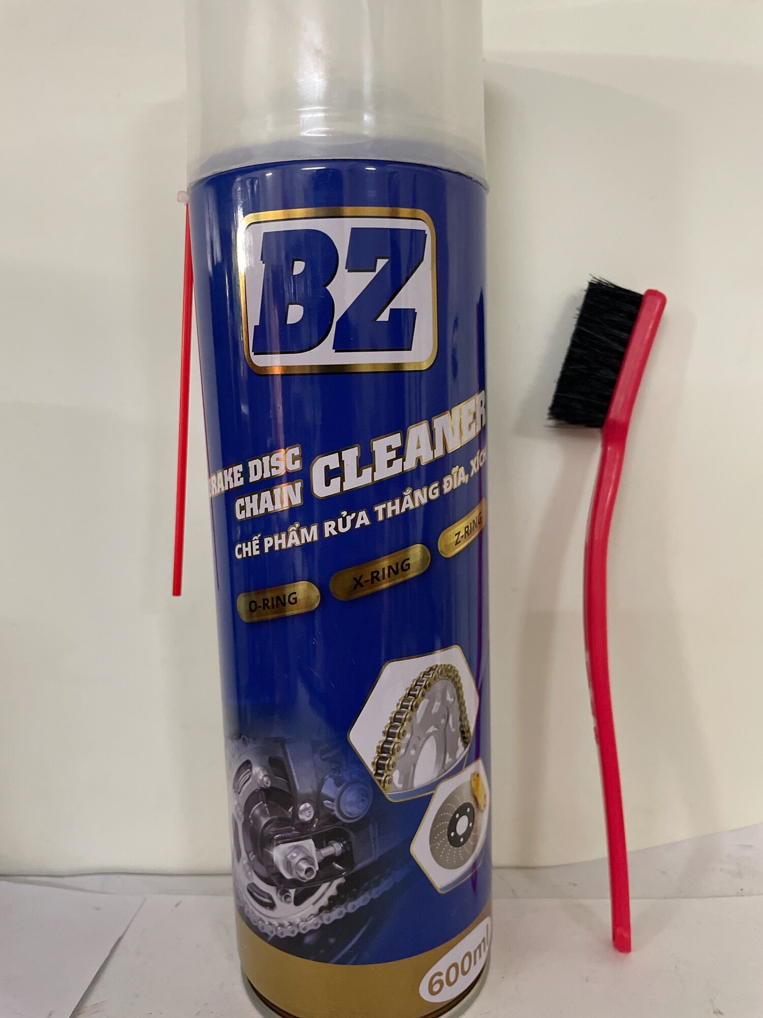 [Tặng bàn chải chà sên] Rửa sên, xích BZ mẫu mới 600ml