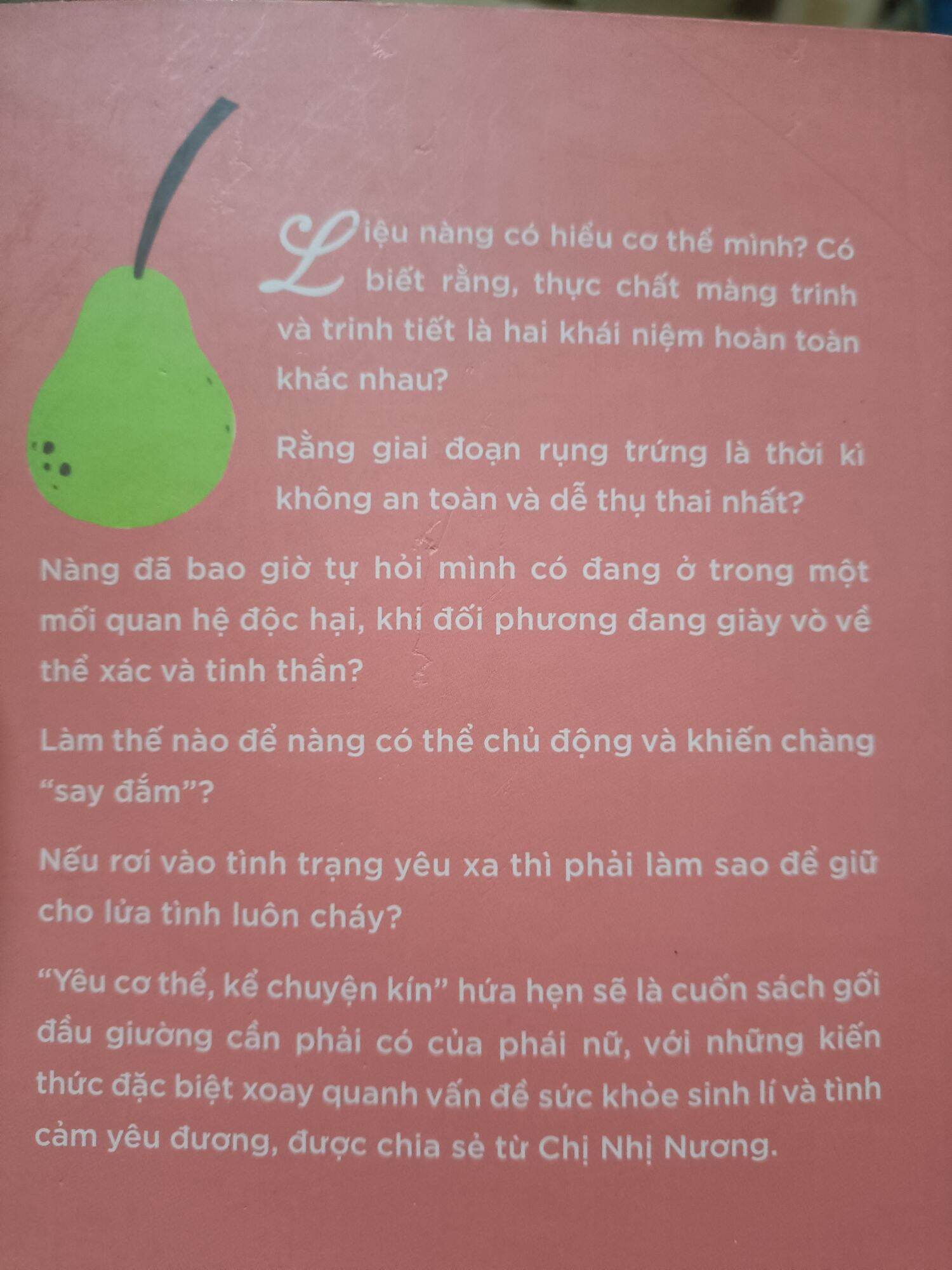 YÊU CƠ THỂ KỂ CHUYỆN THẦM KÍN