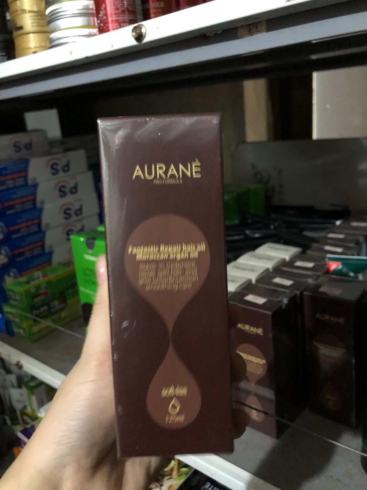 Tinh dầu serum dưỡng bóng phục hồi tóc Aurane Soft liss 125ml phục hồi tóc khô xơ hư tổn giữ màu bóng mượt..