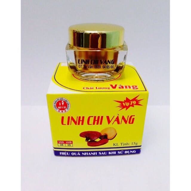 [HCM]Kem sạch mụn thâm Linh Chi Vàng 15g