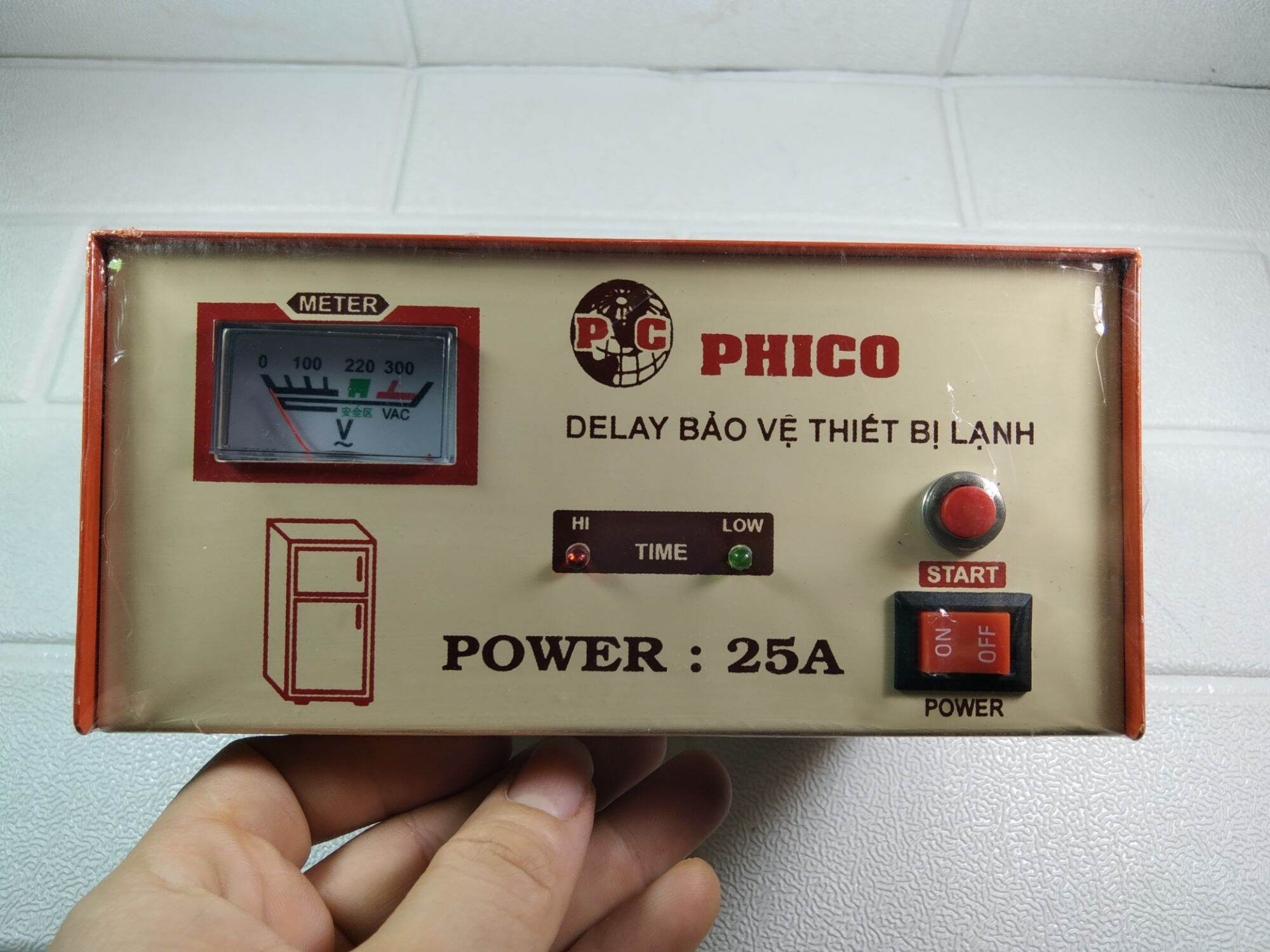 Delay, ổn áp bảo vệ tủ lạnh cao cấp phico 20a - ngắt mở tự động