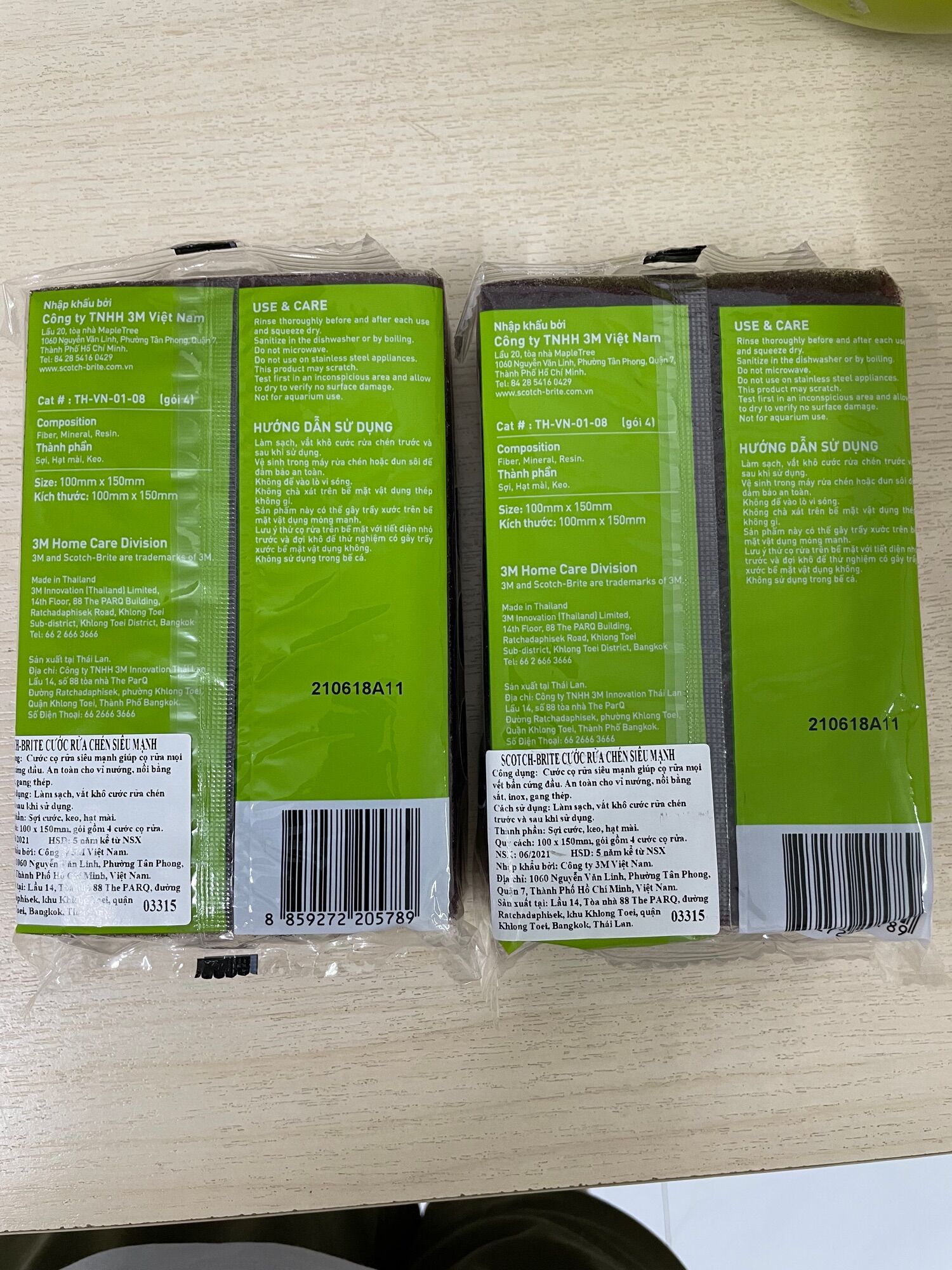 Scotch_Brite cót Rai.mạnh hơn inox.(miếng trà nồi)