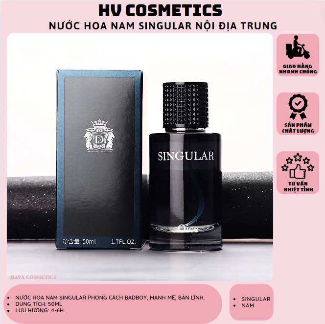 Nước hoa nam singular badboy mạnh mẽ nam tính quyến rũ