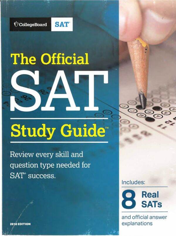 The official sat study guide 2018 edition