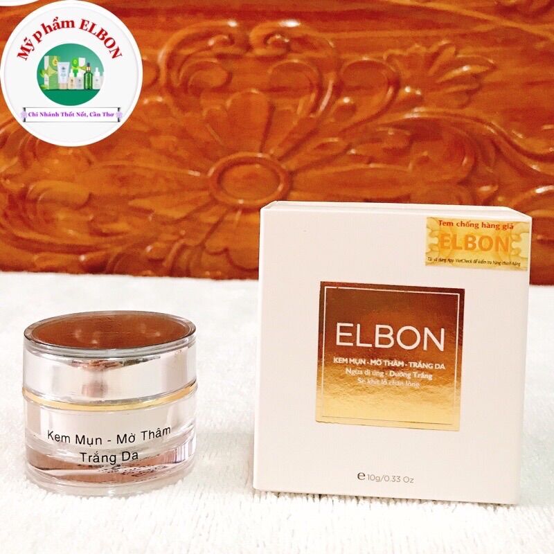 Kem mụn, trắng da, mờ thâm elbon - thành phần thiên nhiên