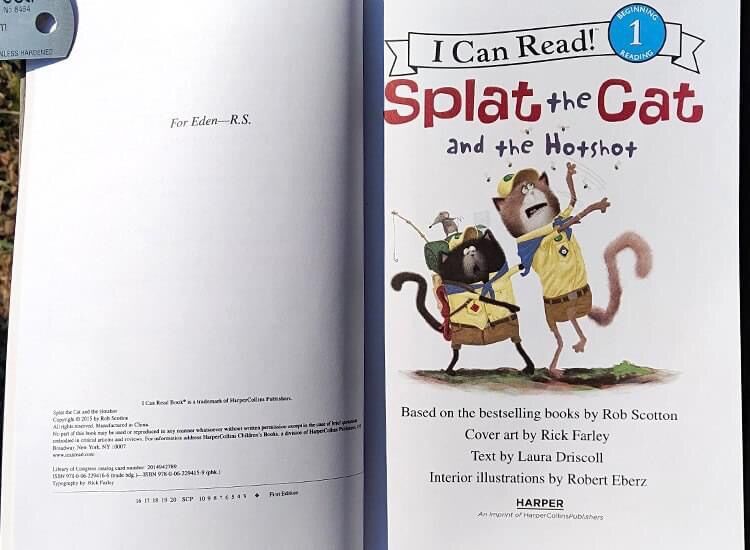 Splat The Cat -20q có hộp