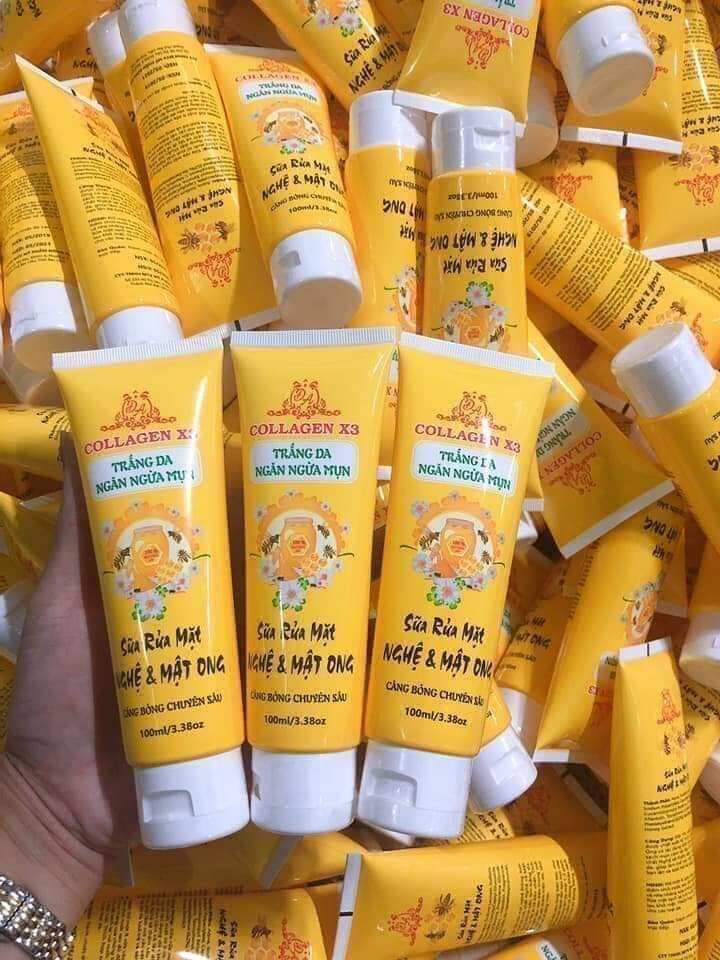 Sữa rửa mặt collagen x3 chính hãng