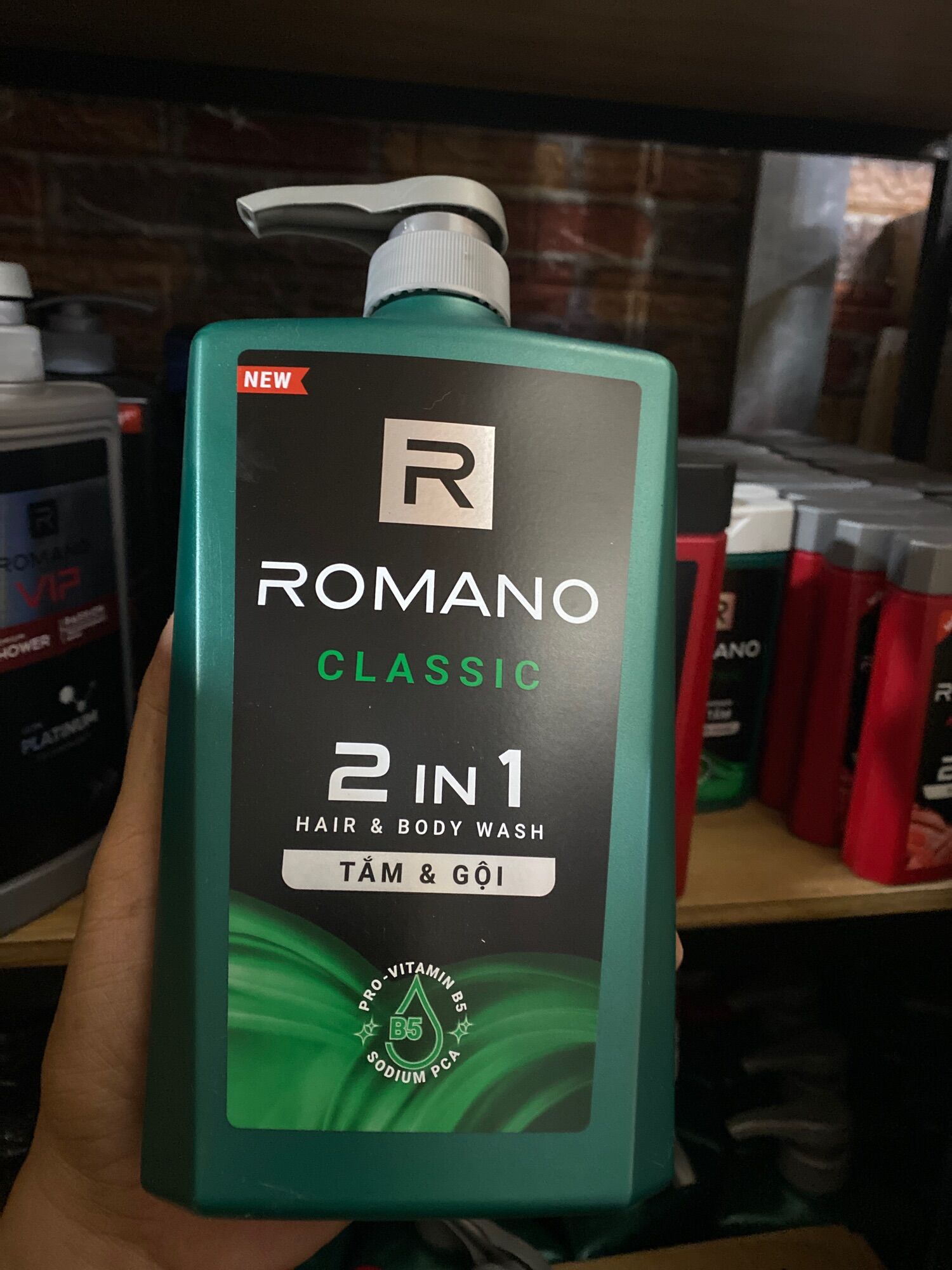 Tắm gội romano 650g