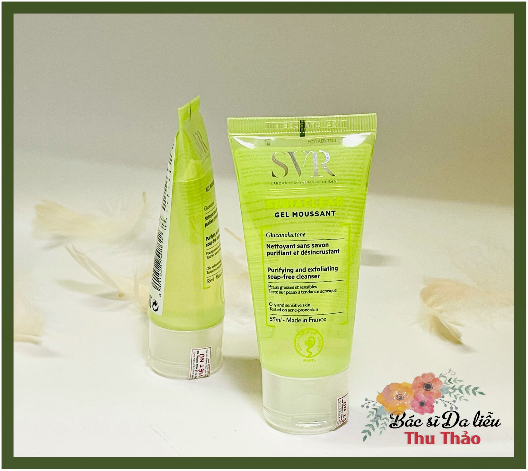 [55mL] SỮA RỬA MẶT DÀNH CHO DA MỤN SVR SEBIACLEAR GEL MOUSSANT