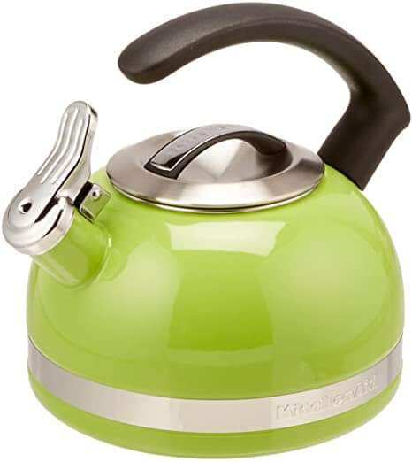 Ấm đun bếp từ thổi sáo kitchenaid - màu xanh cực xinh - ấm có hộp đựng đi kèm rất đẹp - phù hợp làm quà biếu