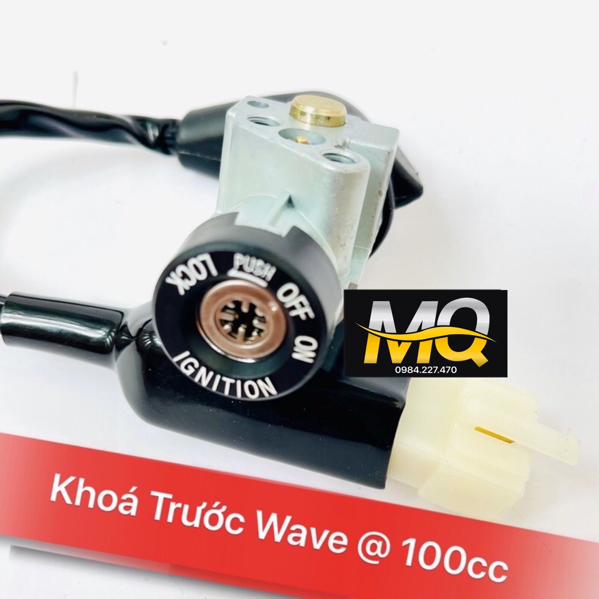 BỘ Ổ KHOÁ WAVE A 100cc 2007-2015 (8 CẠNH ĐIỆN VÀ YÊN) ( XEM ẢNH + VIDEO )