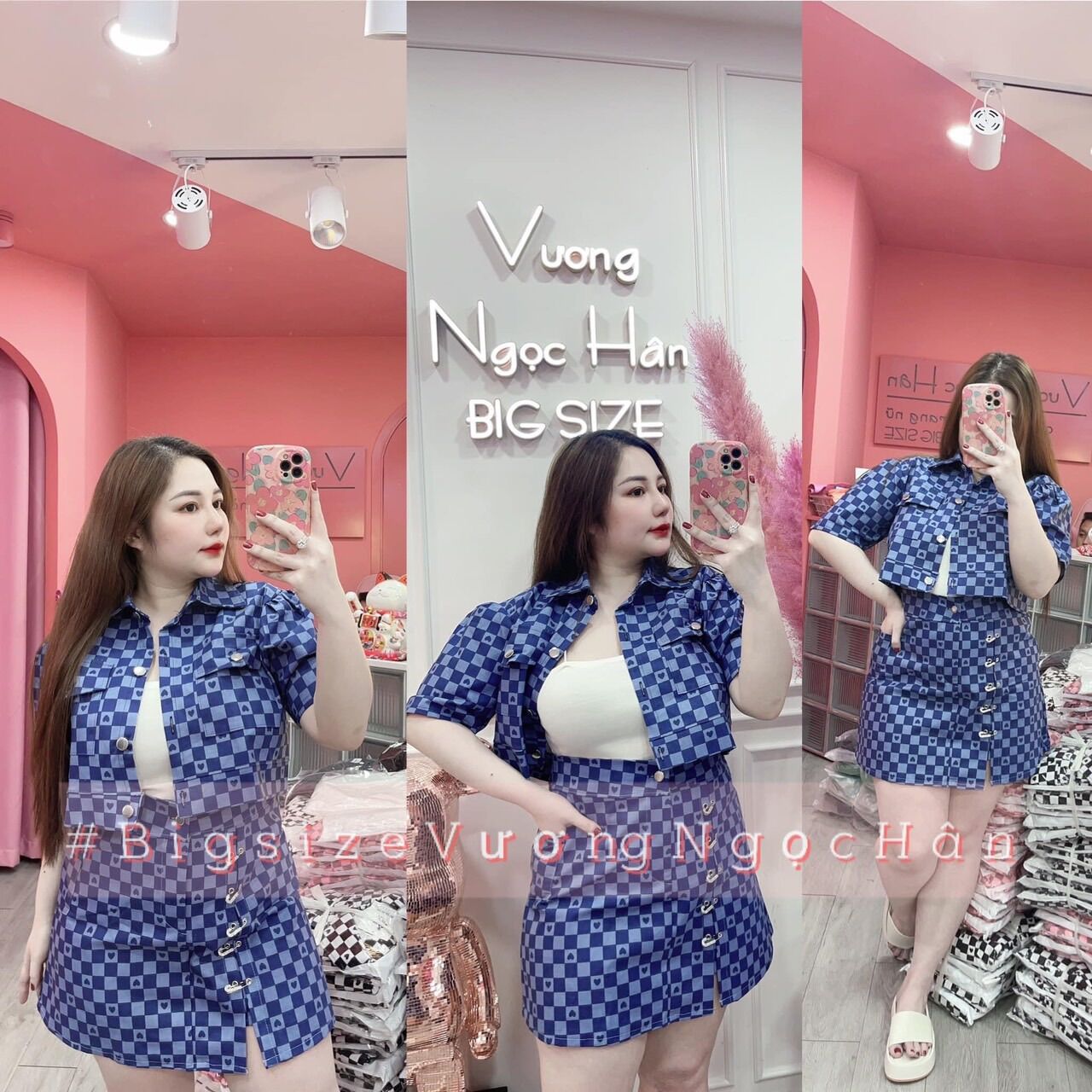 Set áo + chân váy trẻ trung