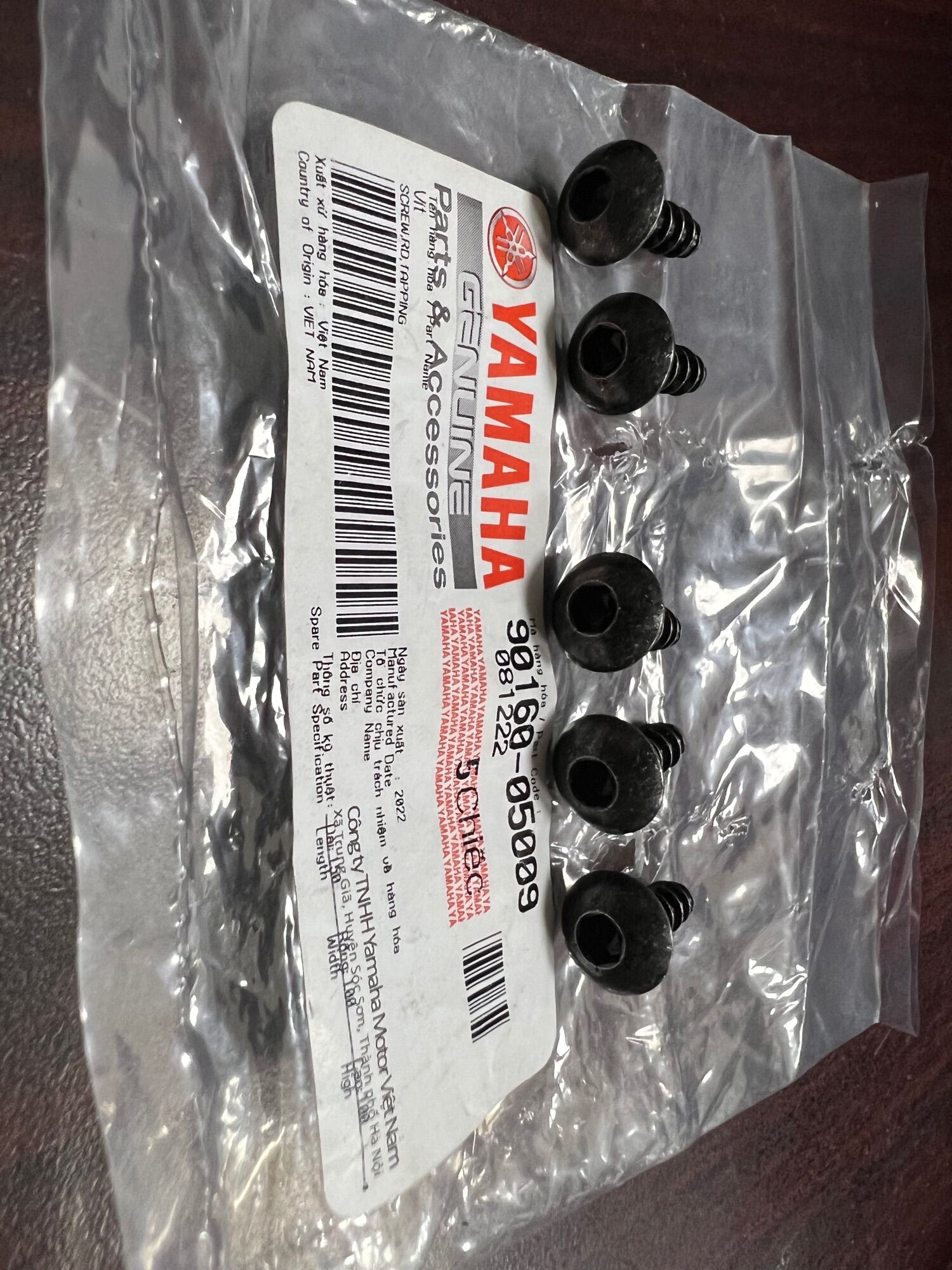Ốc dàn áo chính hãng Yamaha dành cho Ex206-2010 và các dòng Spark135