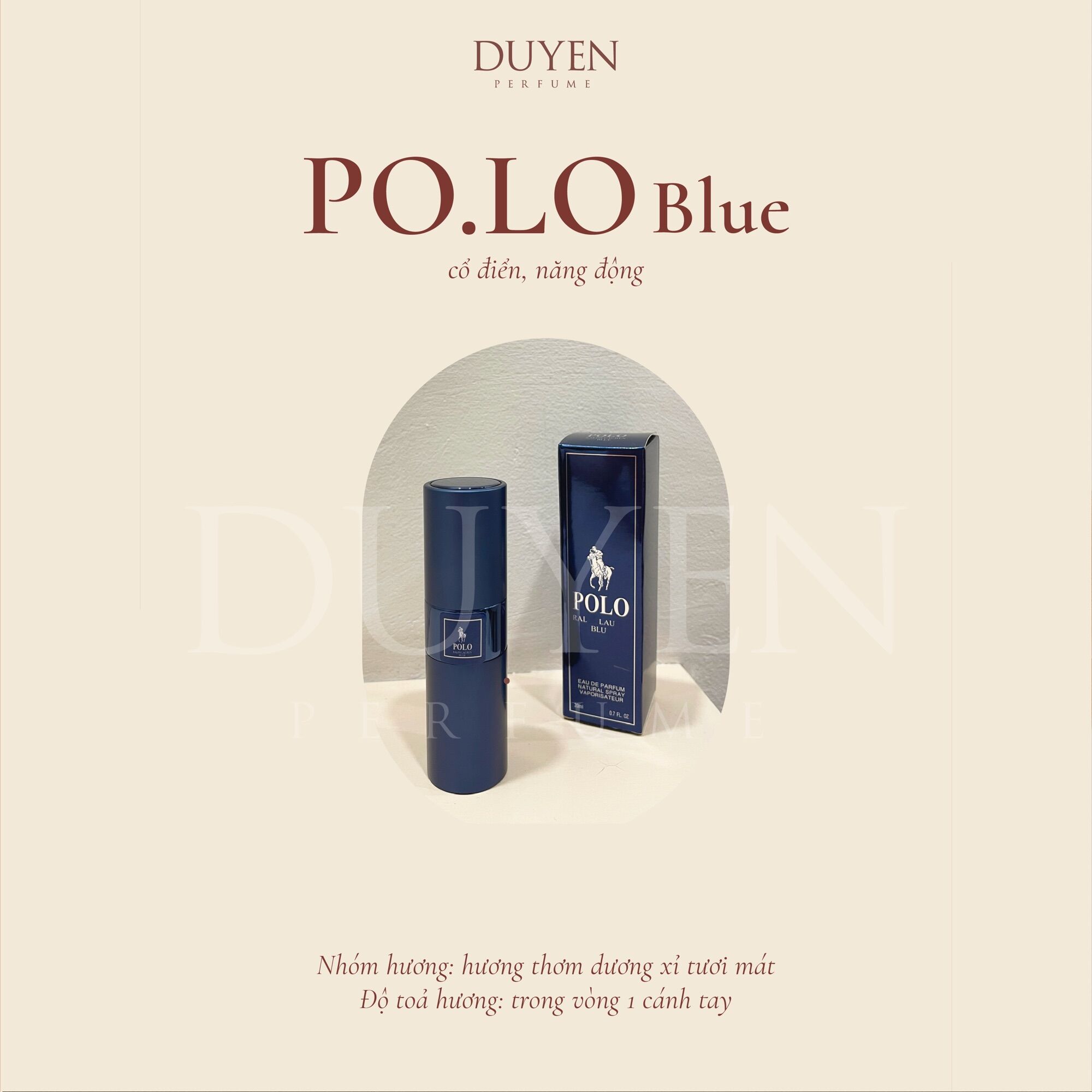 duyenperfume - Nước hoa mini 20ml POLO BLEU (NAM)