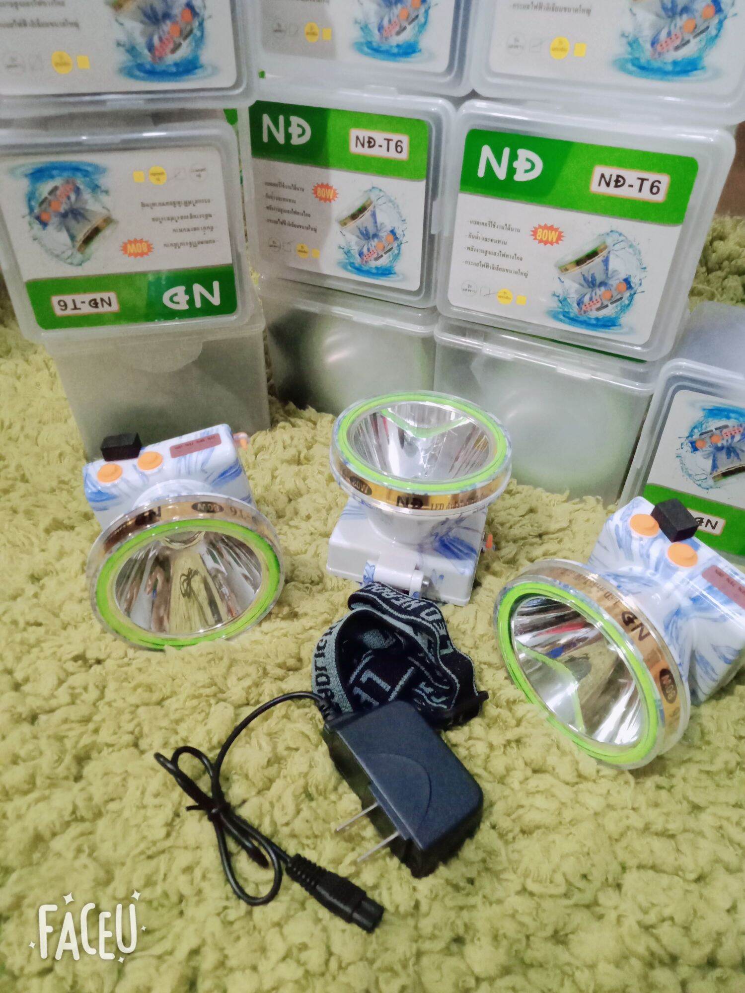 Đèn pin đội đầu led siêu sáng hàng thái lan công suất 80w