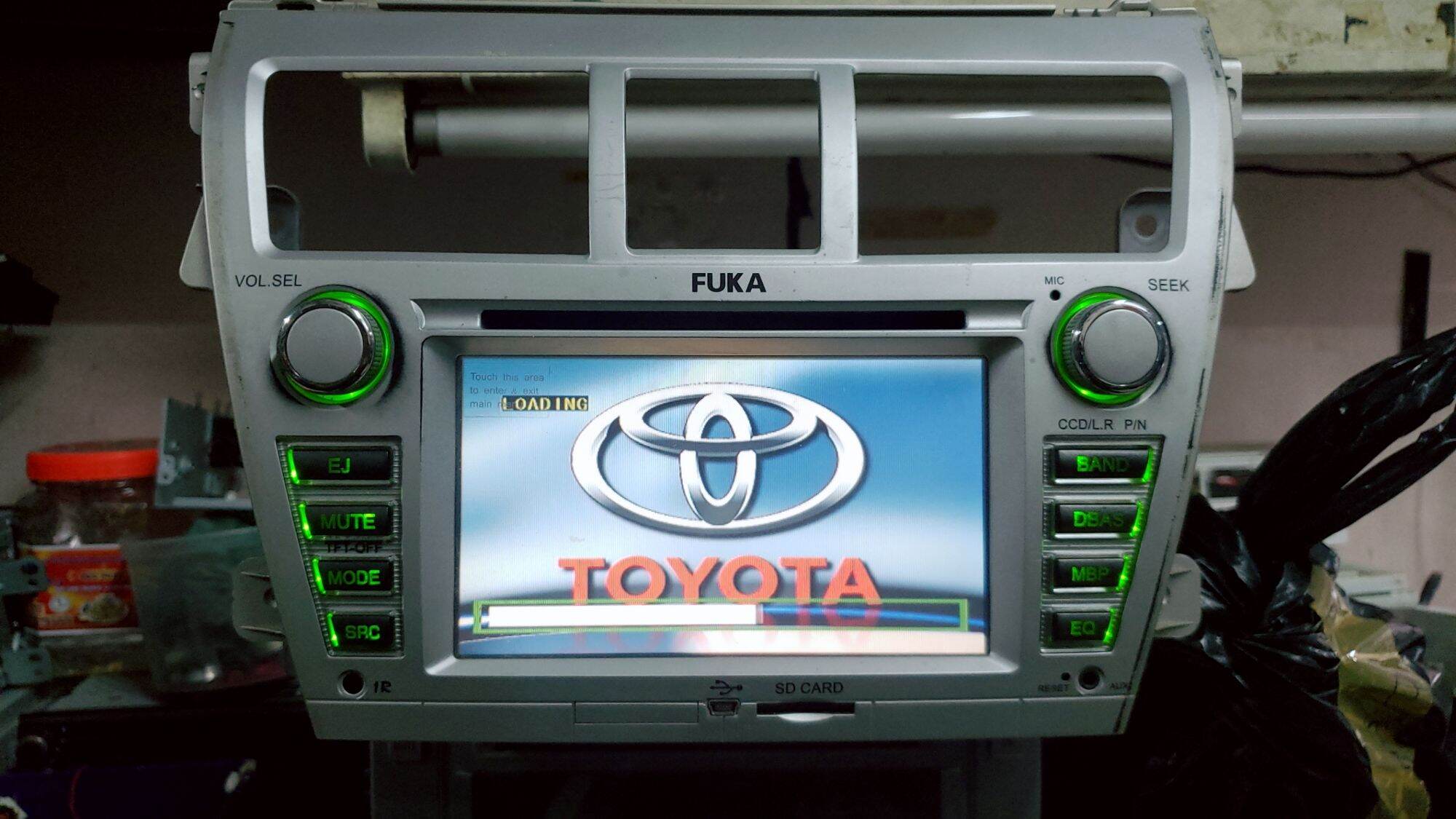 Màn hình cảm ứng dvd tháo xe toyota giành cho vios 2009 2010 2011 2012