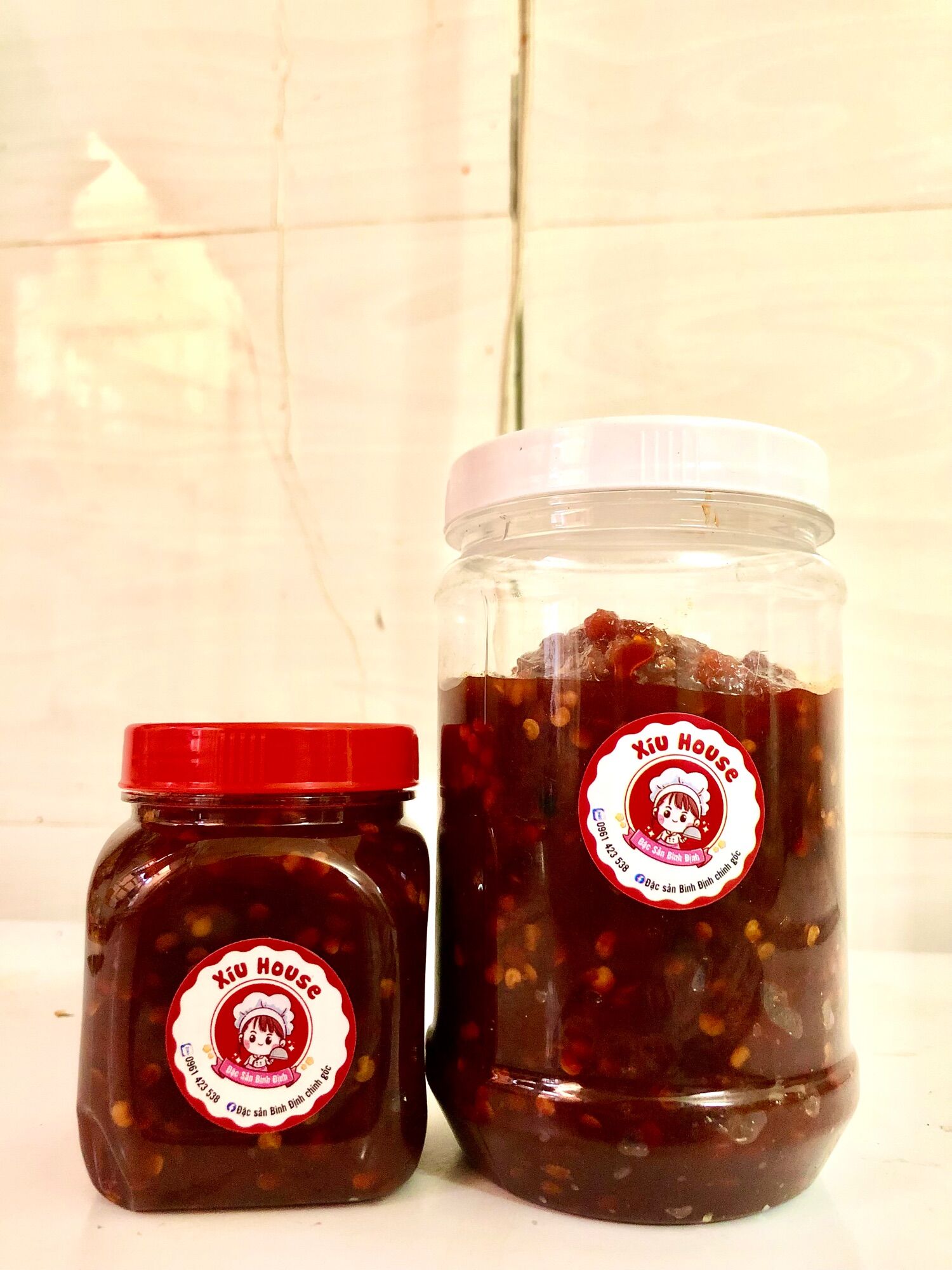 500Gr Tương Ớt Rim Bình Định Nhà Làm