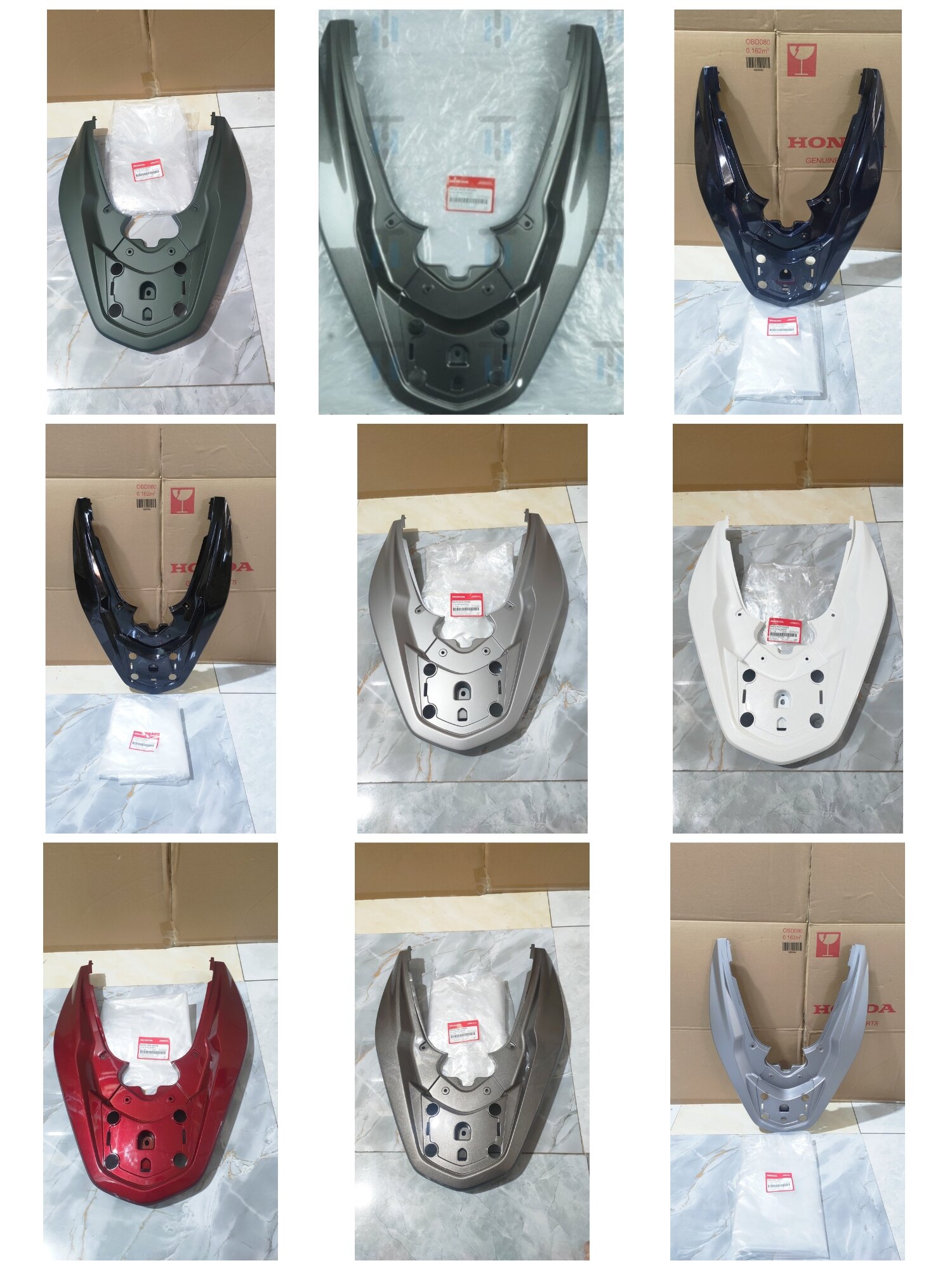 Cản ốp trên pcx đời 2014/2015/2016 zin honda chính hãng qa