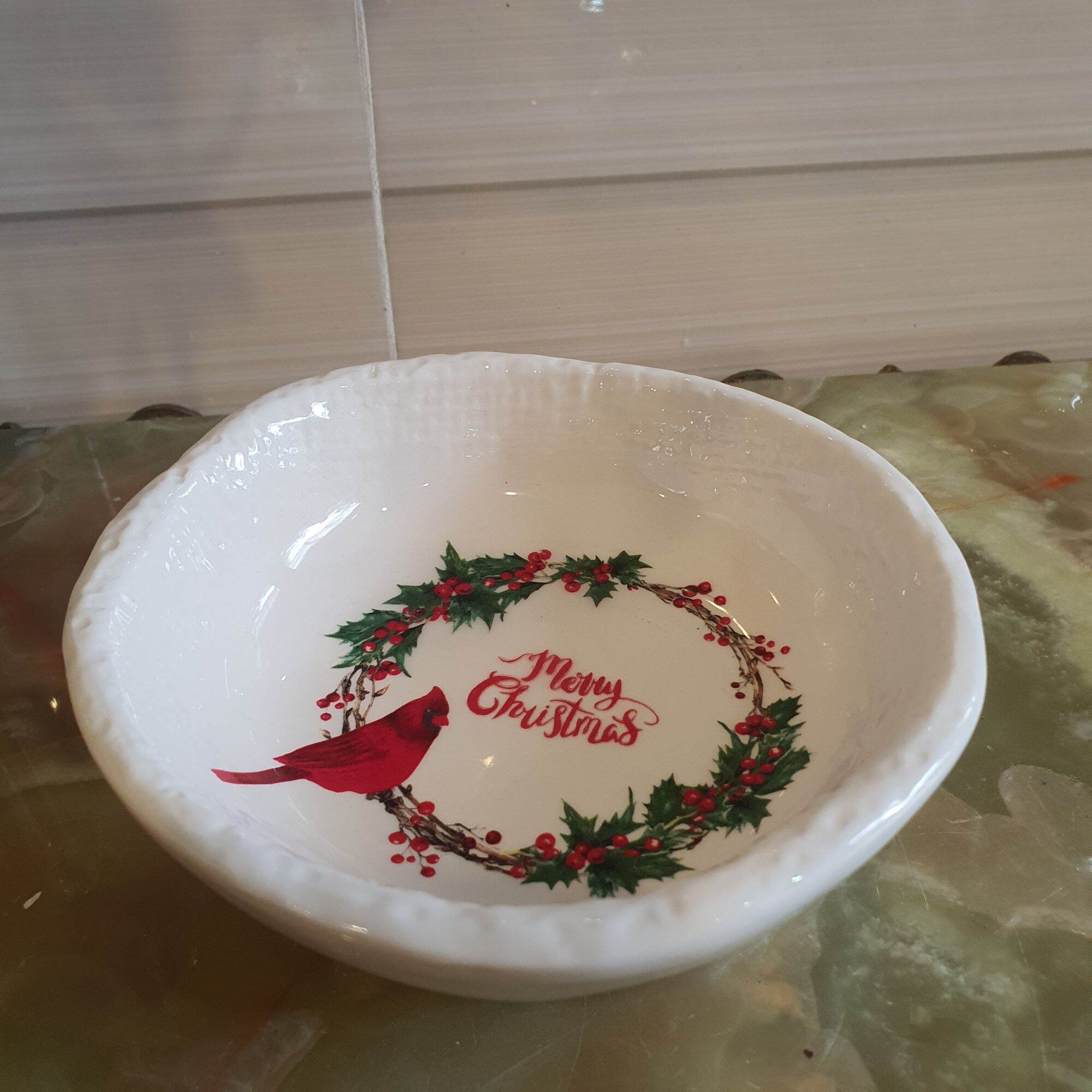 Tô đựng kẹo giáng sinh xmas của santa claus - christmas santa's candy bowl