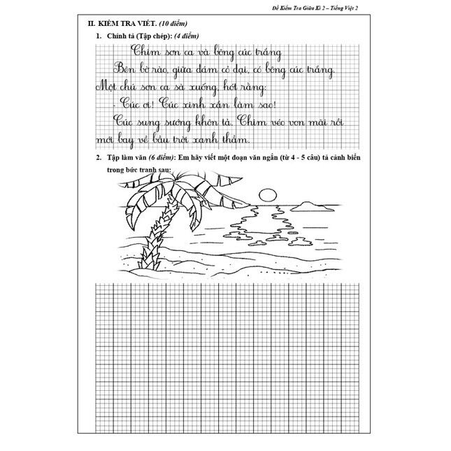 Sách - Đề Kiểm Tra Tiếng Việt Lớp 4 - Tập 2 (1 cuốn)