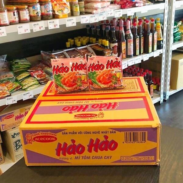 MÌ ĂN LIỀN HẢO HẢO TÔM CHUA CAY 75GR