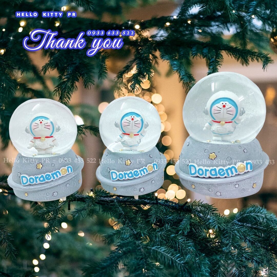 Quả cầu pha lê tuyết Doremon Doraemon