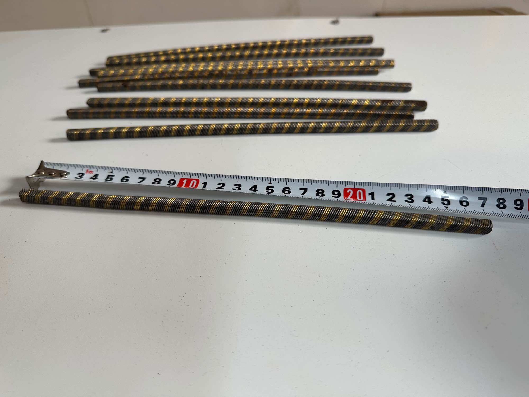 Ty ( Láp ) Sợi Cáp Máy đầm thước 2 Đầu Vuông 6,8mm phi 8mm dài 27cm