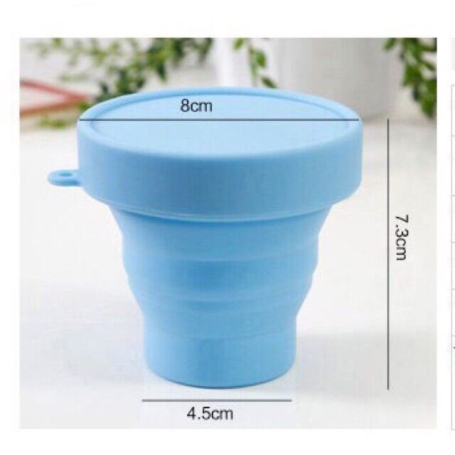 Ly gấp gọn du lịch bằng silicon