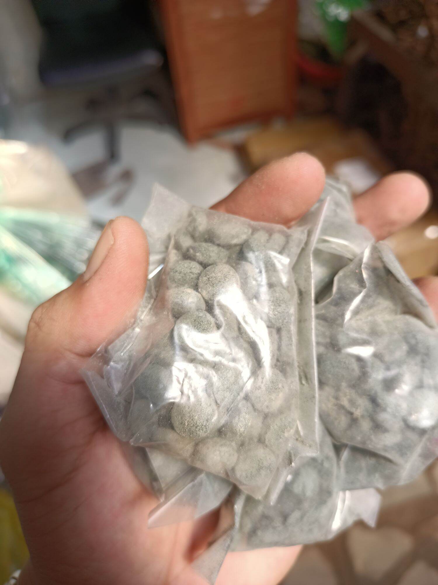 TẢO VIÊN , THỨC ĂN CHO CÁ TÚI 100 VIÊN