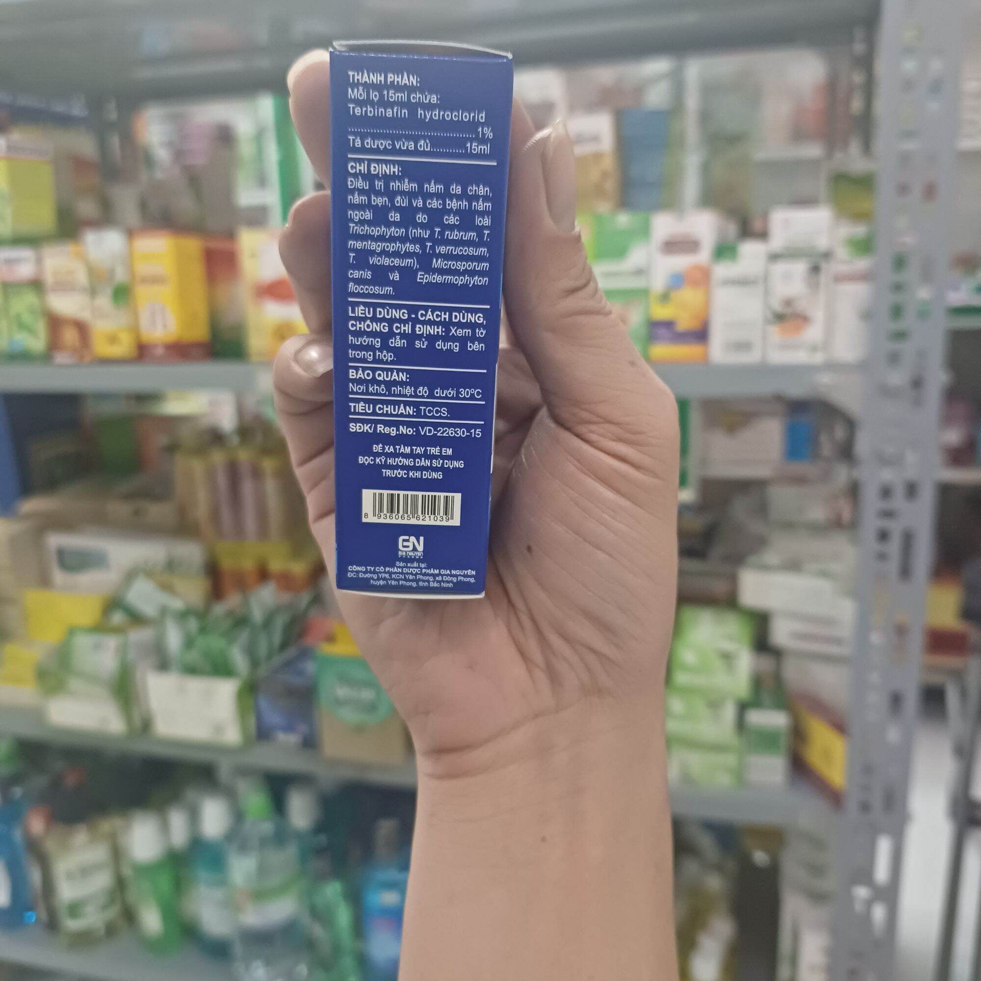 Xịt nấm ngoài da tezkin 15ml