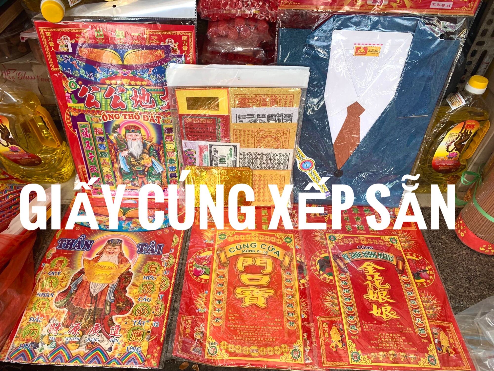 Giấy Cúng xếp sẵn tiện lợi
