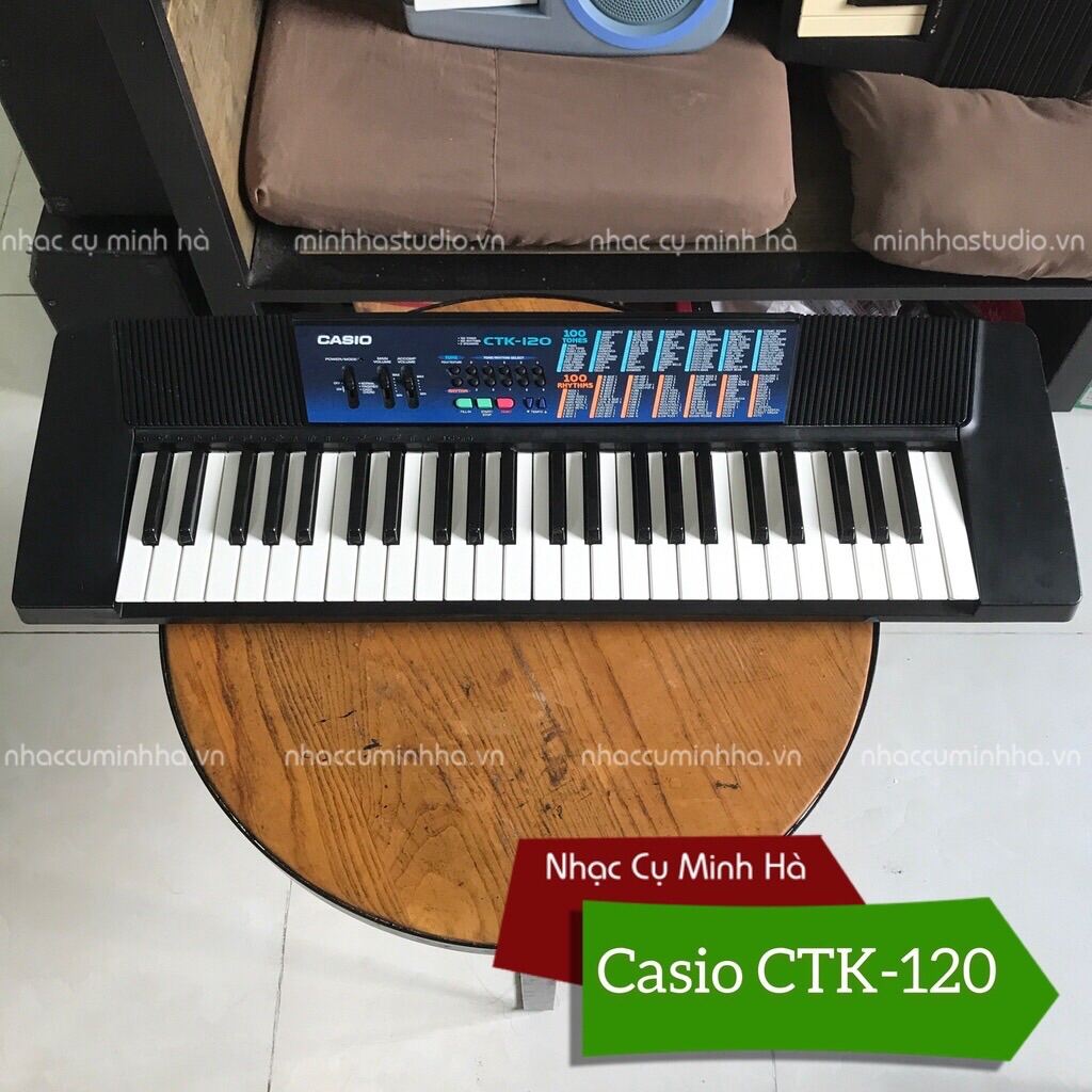 Đàn Organ Casio CTK-120 chinh hãng, 100 điệu, 100 tiếng rất hay, tập luyện organ và piano