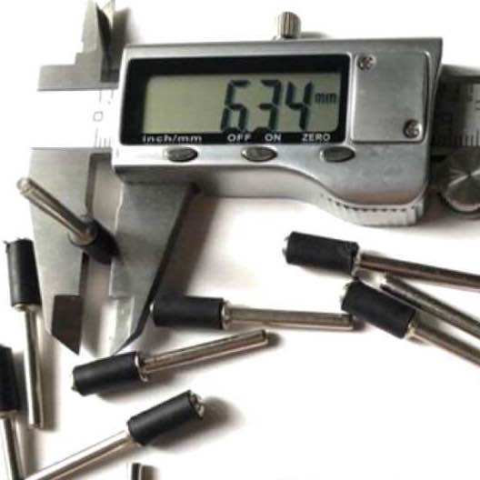 Trục su giữ nhám đầu 6.35mm cán 3.17mm