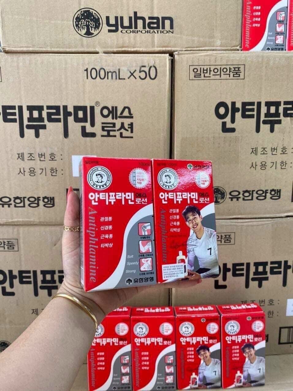 dầu nóng xoa bóp hàn quốc