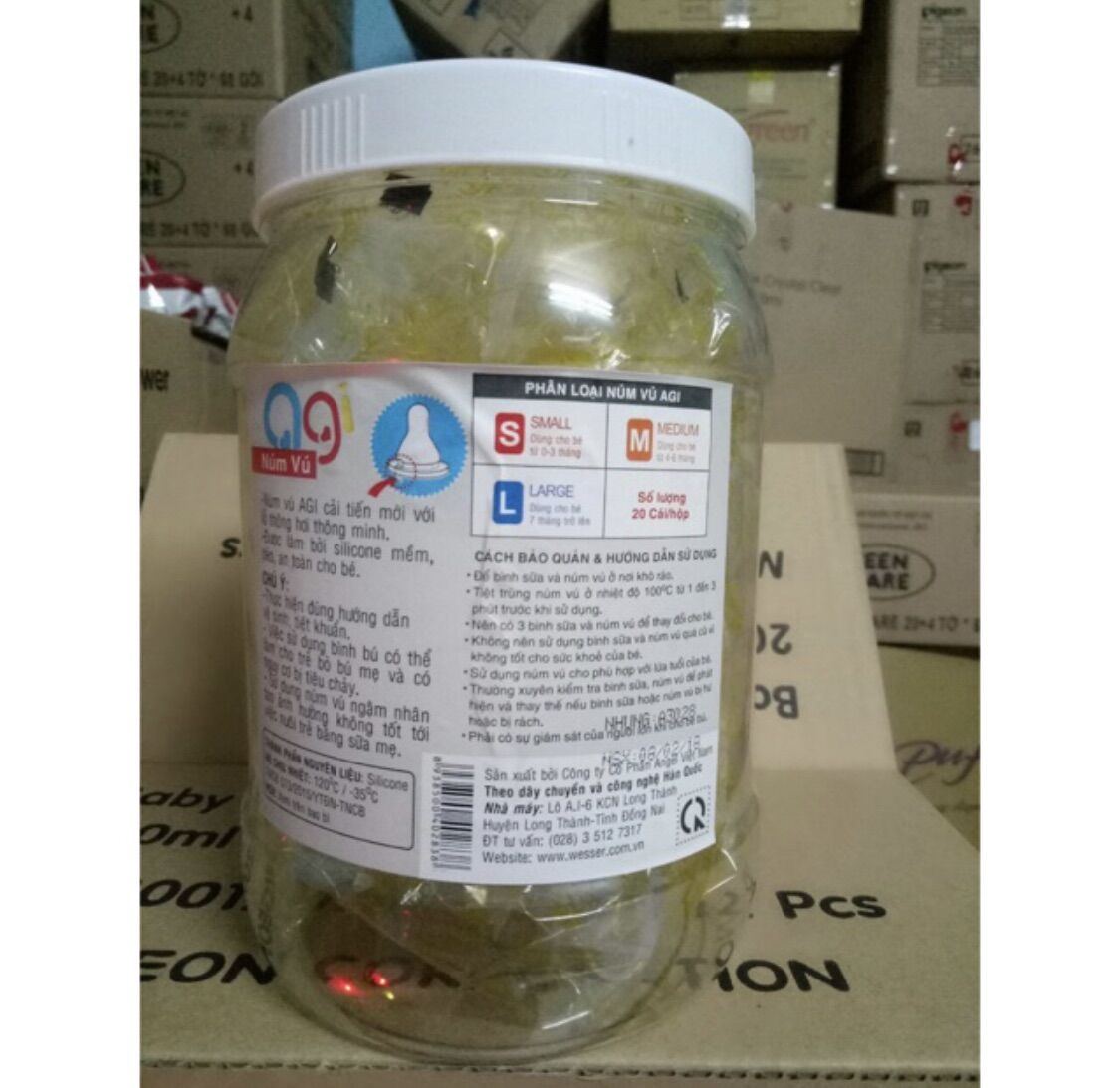 Núm vú cổ hẹp Agi