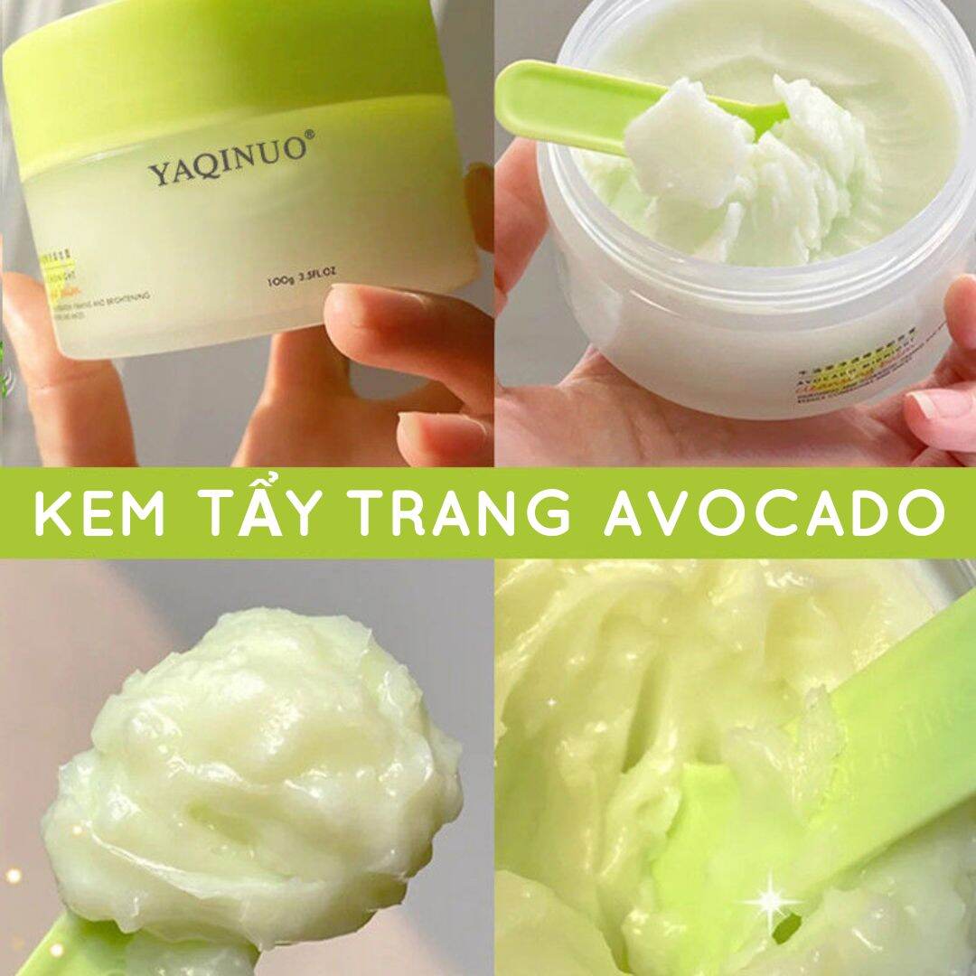 [YAQINUO®] KEM TẨY TRANG AVOCADO 🥑 100G