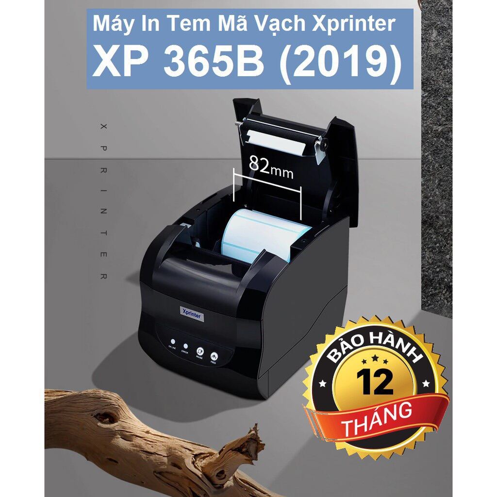 Máy in mã vạch Xprinter XP-365B - Hàng Nhập Khẩu ( model 2019)