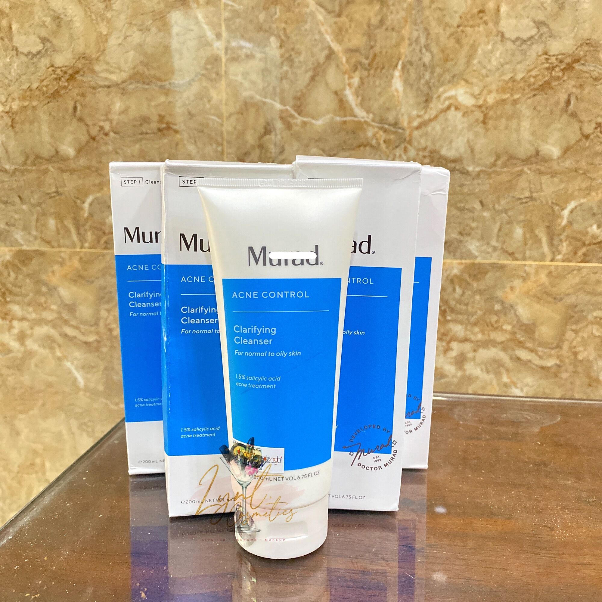 Sữa rửa mặt cải thiện da và xóa mụn, kiểm soát dầu murad clarifying cleanser acne 💞