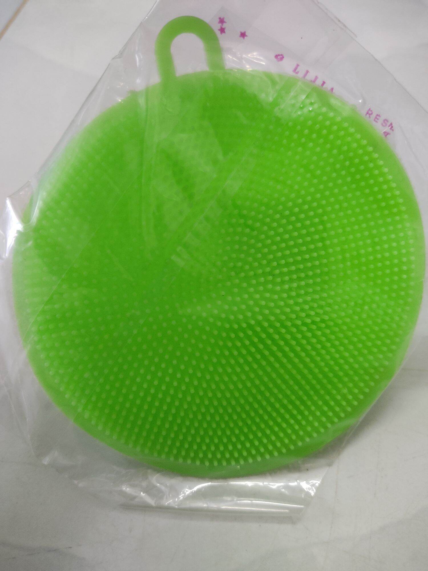 Miếng cọ rửa chén bát tròn silicon. Giao ngẫu nhiên