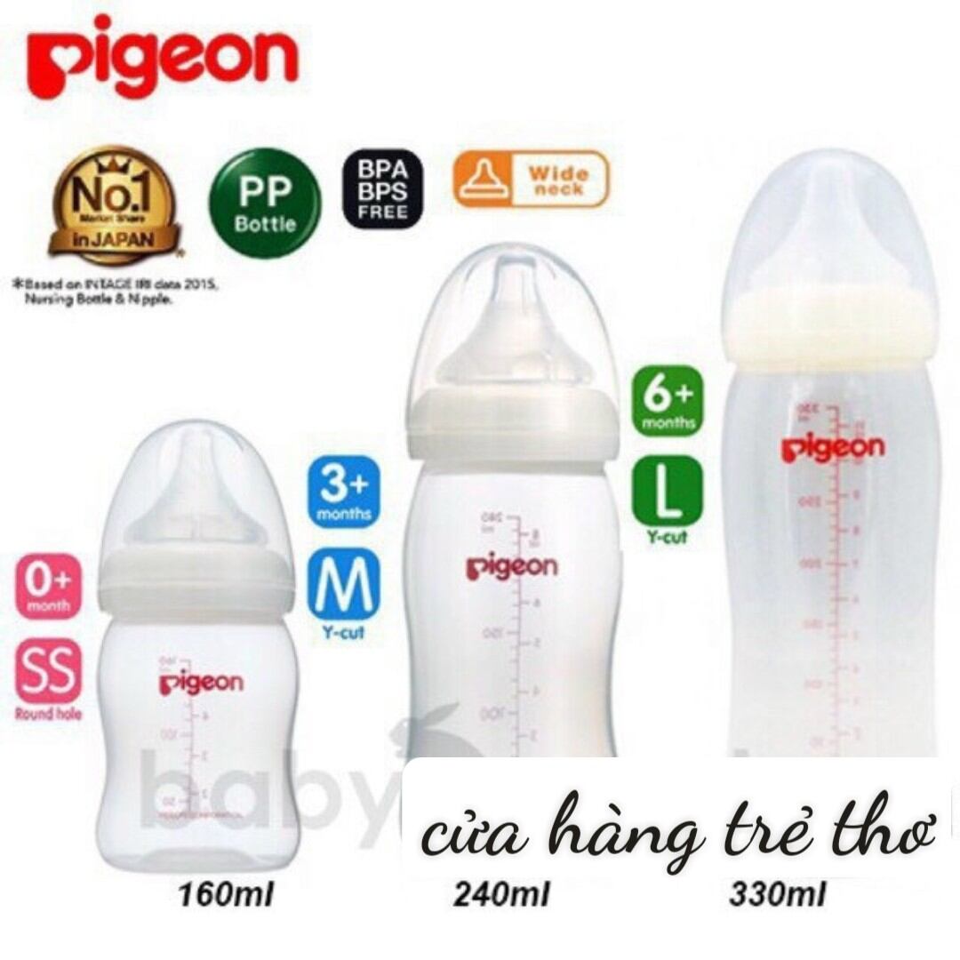 Bình sữa cổ rộng 160ml 240ml 330ml