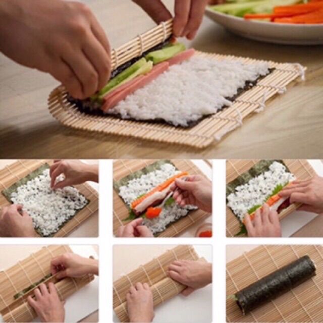Mành cuộn cơm làm cơm cuộn, sushi