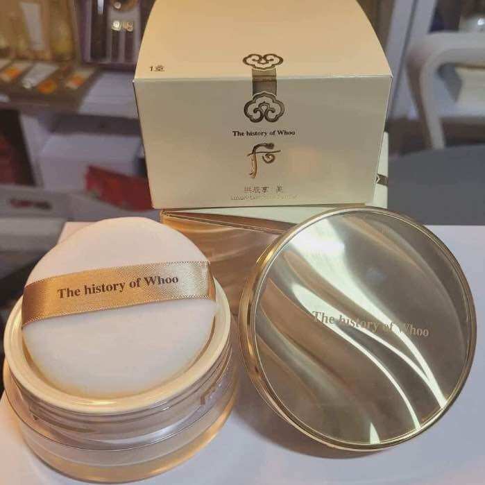 [MẪU MỚI NHẤT] Phấn Phủ Whoo vàng dạng bột siêu mịn Whoo Luxury Luminous Powder