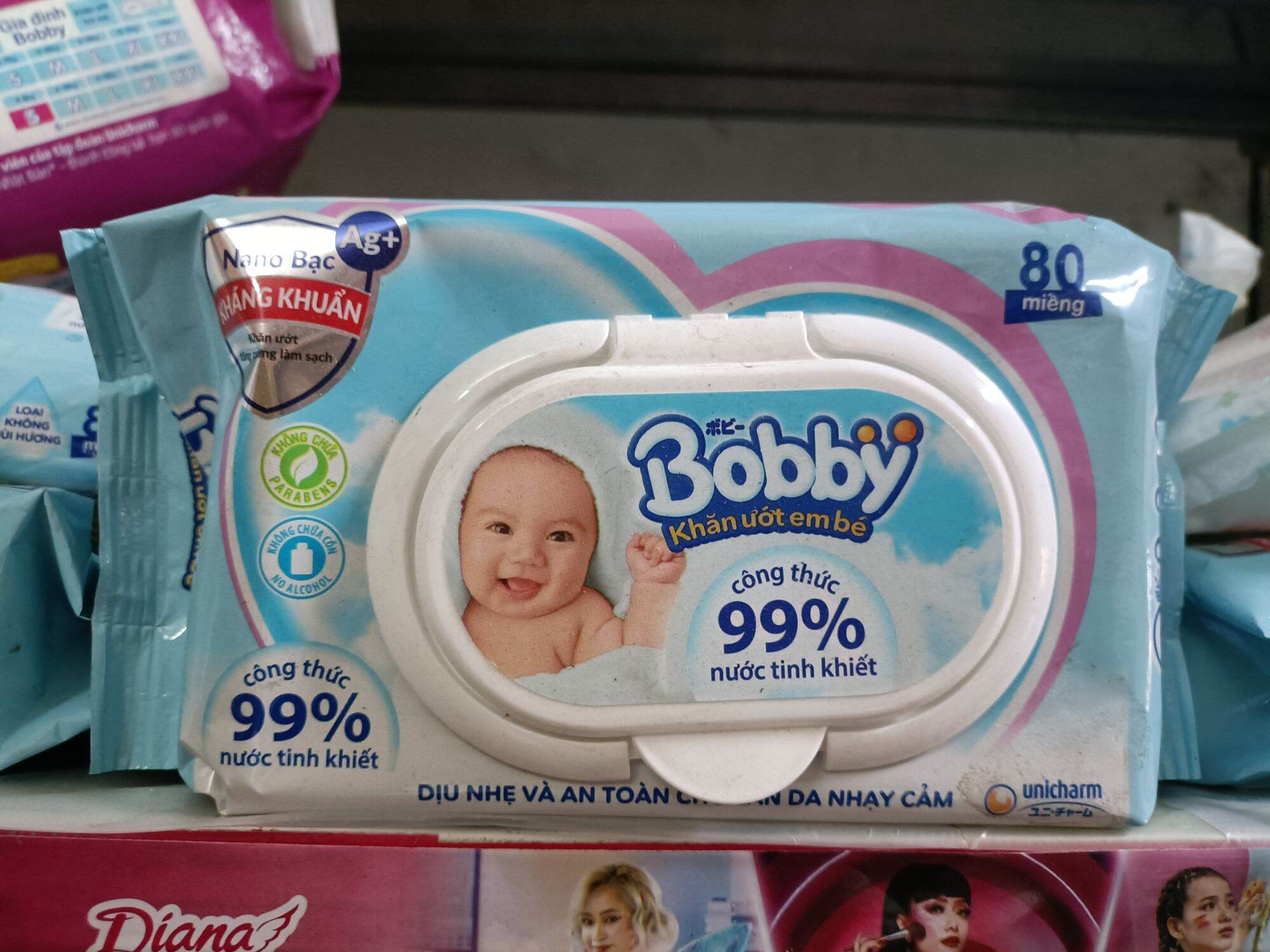 Tã dán bobby xơ sinh 70m