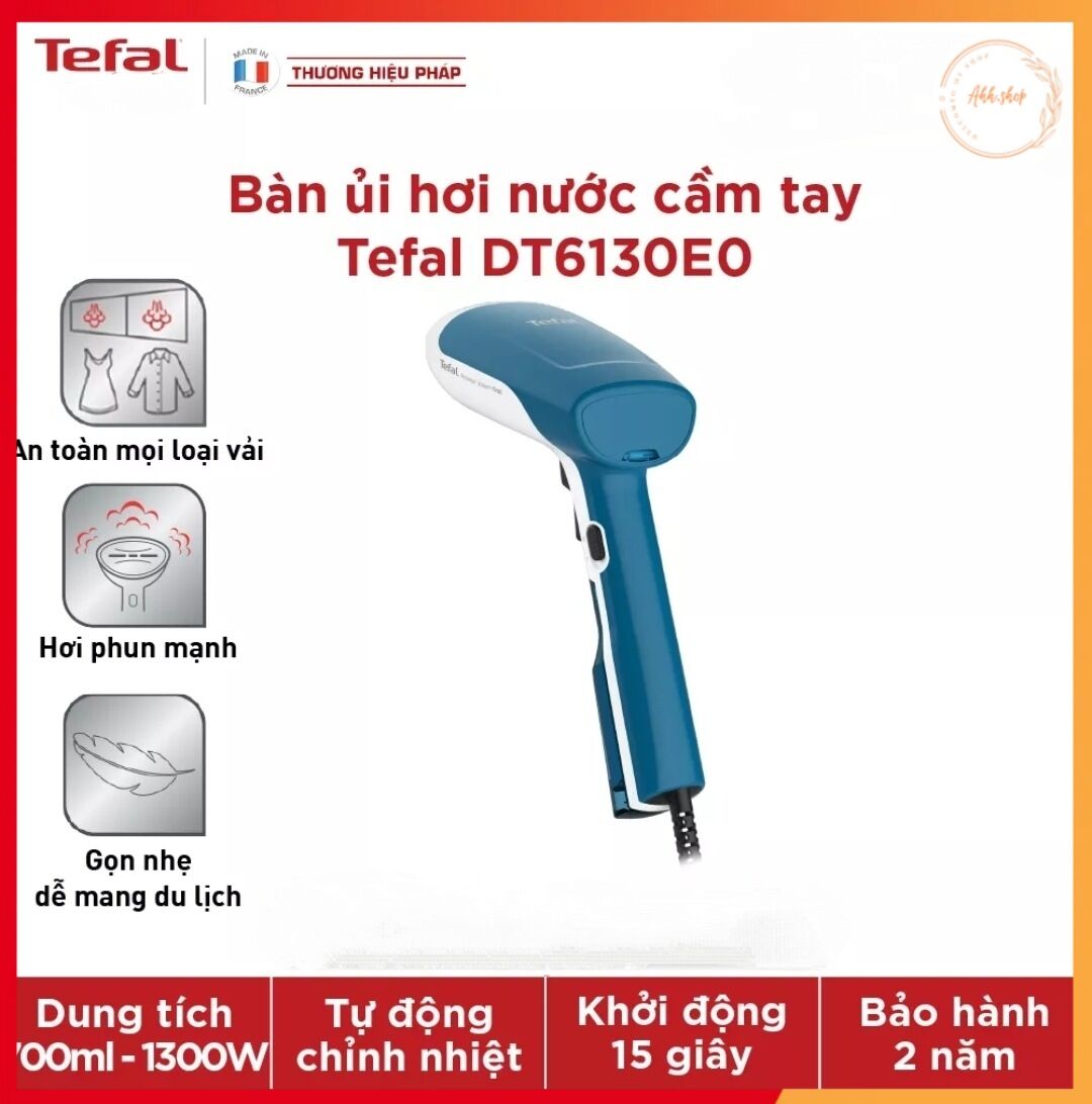 Bàn ủi hơi nước cầm tay tiện lợi tefal - dt6130e0 , bảo hành 2 năm