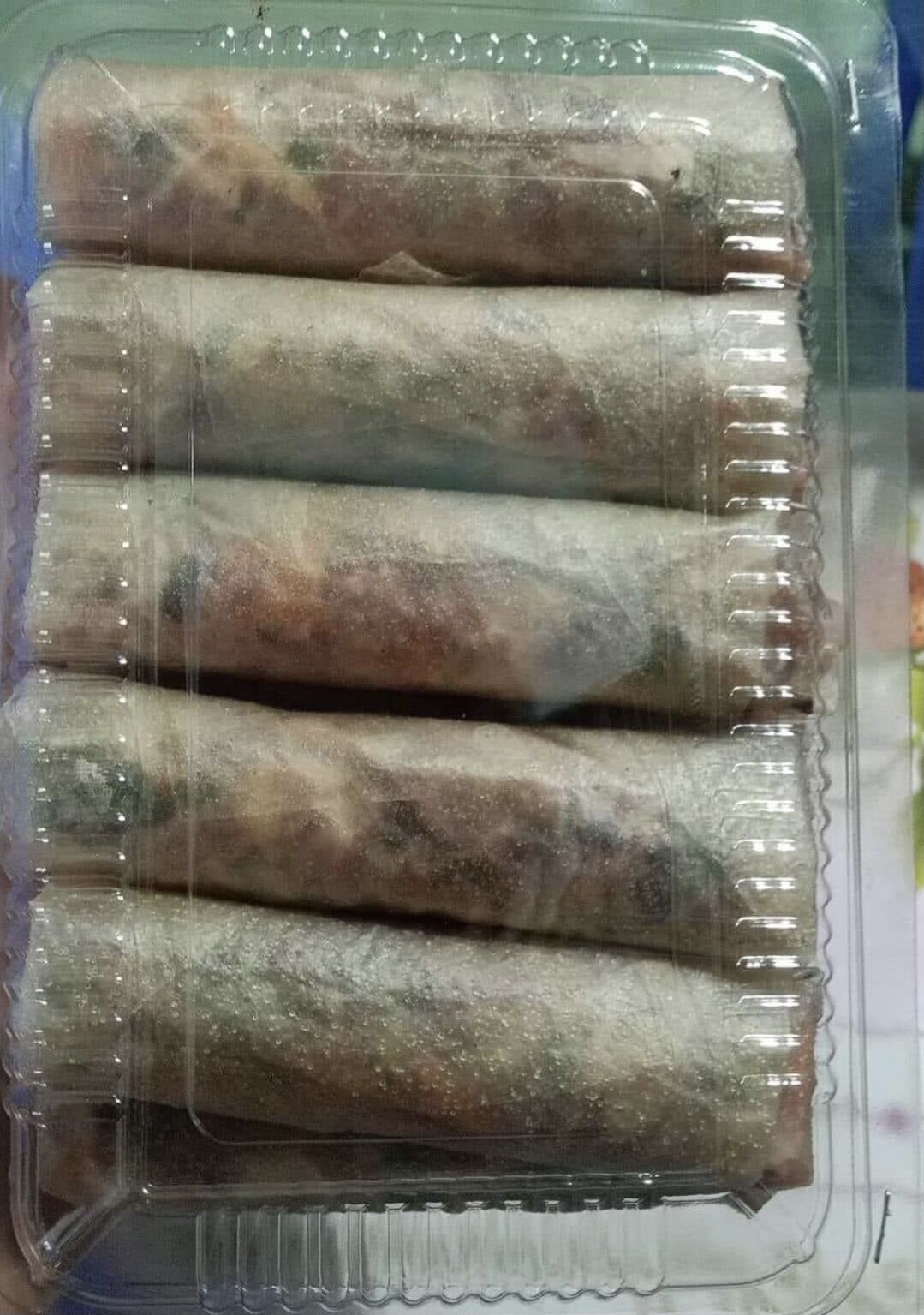 1 hộp chả giò 10 cuốn nhà làm (Giao hoả tốc HCM)