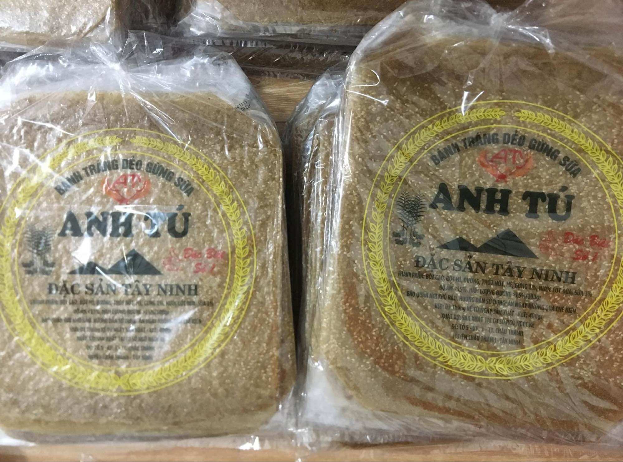 Combo 10 bịch bánh dẻo gừng Anh Tú